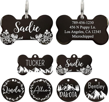 Ultra Joys Stainless Steel Pet ID Tags by UltraJoys
