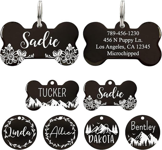 Ultra Joys Stainless Steel Pet ID Tags by UltraJoys