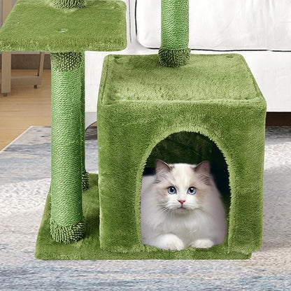 FISH&NAP Cute Cat Tree Kitten Cat Tower - Image 4