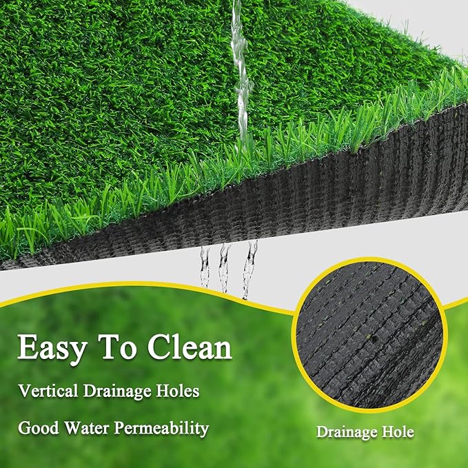 Bsmathom Artificial Grass Rug Indoor Outdoor Rug, Professional Dog Potty - Image 2