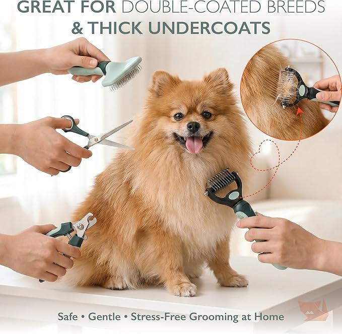 HamInWay 8-in-1 Pet Grooming Kit - Image 7