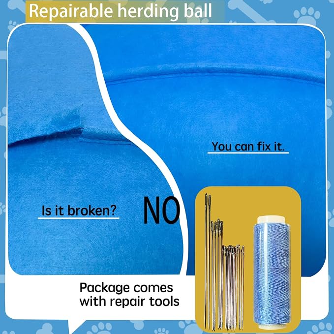 Herding Ball for Dogs, Dual Layered Herding Dog Ball Set for Australian Shepherd - Image 7