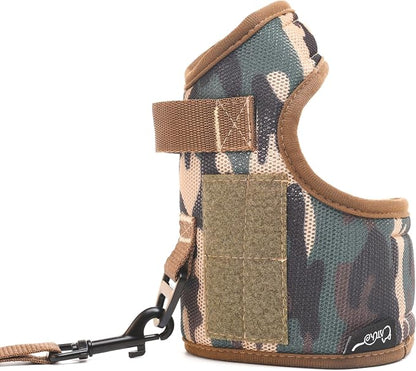 Tactical Cat Harness and Leash for Walking Escape Proof Breathable Mesh Fabric - Image 9