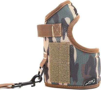 Tactical Cat Harness and Leash for Walking Escape Proof Breathable Mesh Fabric - Image 9
