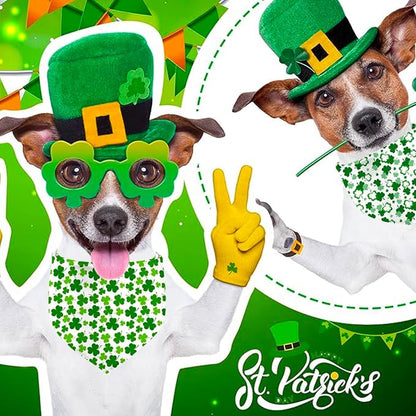 St. Patrick's Day Dog Bandana, 2 Pack Adjustable Holiday Party Pets Saint - Image 2