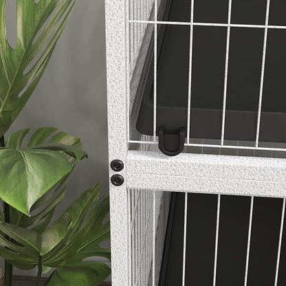PawHut Metal Small Animal Cage, 5-Tiers Rolling Big Ferret Cage - Image 8