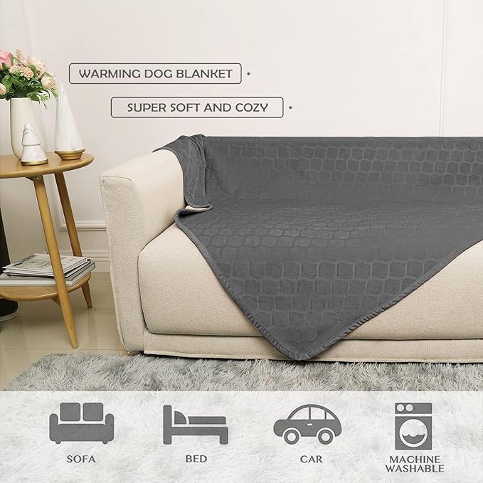 fuguitex Waterproof Dog Blanket Bed Cover Dog Crystal Velvet Moroccan Fuzzy - Image 5