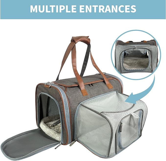 Mr. Peanut's Gold Series Big Apple XL Expandable Pet Carrier V3.0 - Image 7