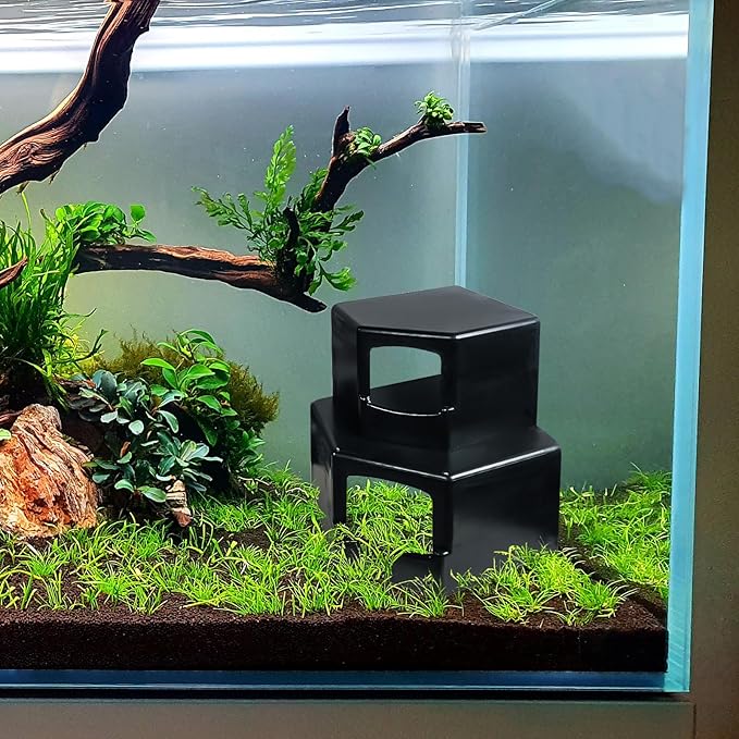 Aquarium Corner Cave Hide Axolotl Cichlid Cave Fish Tank Accessories, Corner - Image 3