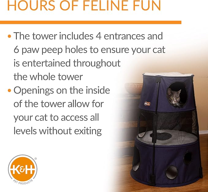 K&H Pet Products Cat Tower Tree Condo - Image 3