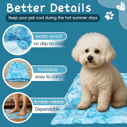 Cooling Pad for Large Dog, Instant Pet Cool Mat, Comfortable Cool Pet Mat for - Image 2