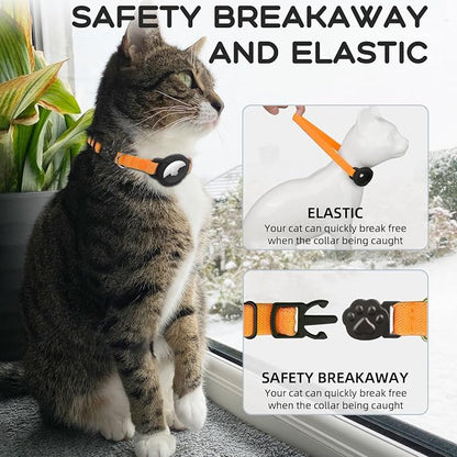 AirTag Cat Collars, Stretchy Collar - Image 4