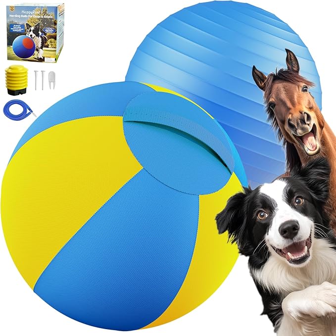 Happypaw 18'' Herding Ball for Dogs – Enhanced Chew Resistance & Heavy-Duty by Happypaw