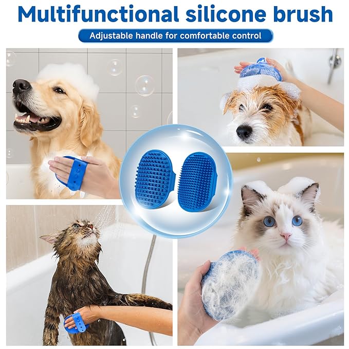 Pet Steam Brush for Dog & Cat – shower bath brush – Steam for Shedding & - Image 6