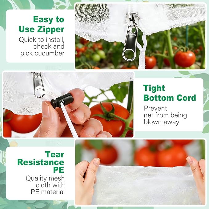 3 Pack Garden Bird Netting Plant Cover - Image 7