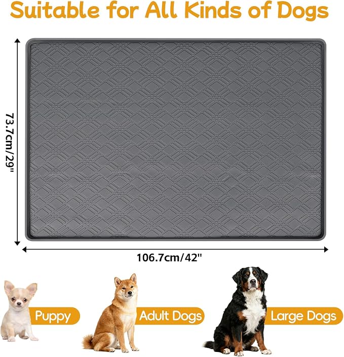 Lanstics Dog Food Mat, Floor Protection - Image 2