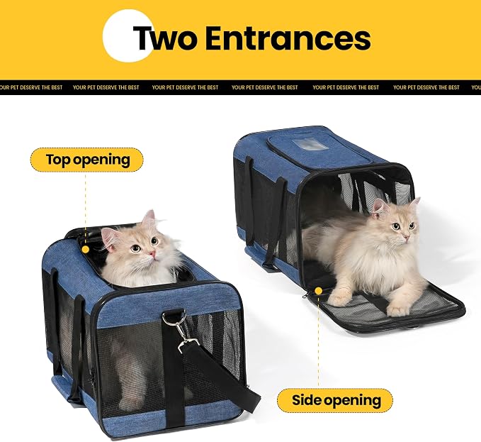 Cat Carrier Airline Approved, Soft-Sided Dog Carrier - Image 4