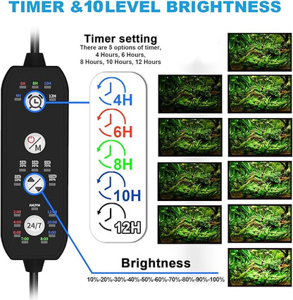 SEAOURA 24/7 Mode LED Aquarium Light - Image 4