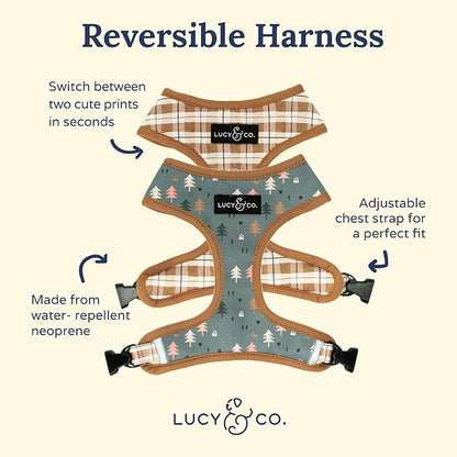 Lucy & Co. Take a Hike Reversible Dog Harness - Image 4