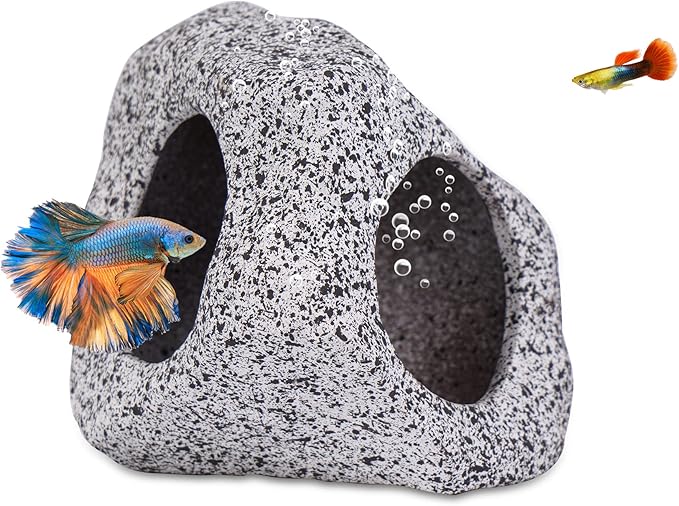 Ameliade Aquarium Decorations Cave Fish Tank Accessories Rock Decor by Ameliade