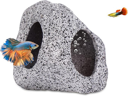 Ameliade Aquarium Decorations Cave Fish Tank Accessories Rock Decor by Ameliade