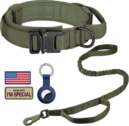 DAGANXI Tactical Dog Collar, Adjustable Military Training Nylon Dog Collar by DAGANXI