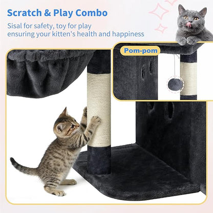 Heybly Cat Tree, 25.6-inch Cat Tower - Image 7