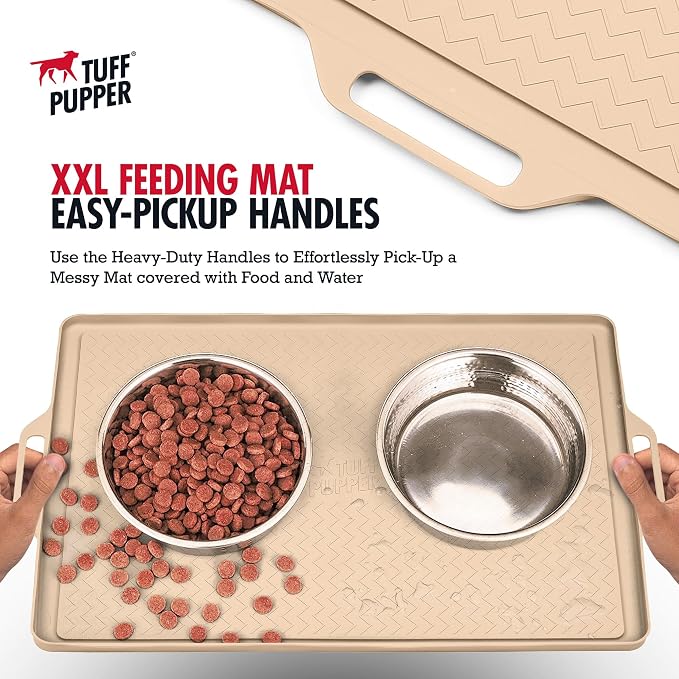 Tuff Pupper 28x20 Large Dog Feeding Mat - Image 3