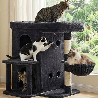 Heybly Cat Tree, 25.6-inch Cat Tower - Image 3