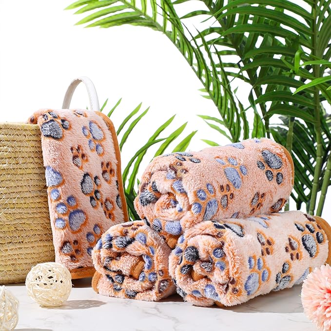 Tatuo 4 Pcs Dog Blanket for Pet Cat Blankets Indoor Puppy Teething Stuff Toys - Image 6