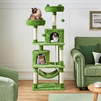 Yaheetech 62.5inches Cat Tree Cat Tower Kitten Condo - Image 2