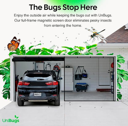 UnBugs Garage Screen Doors for 2 Car Garage - Image 2