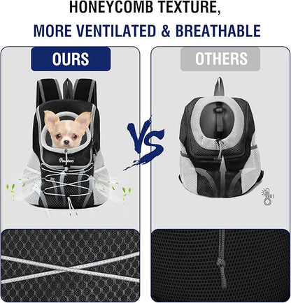 Pawaboo Pet Dog Carrier Backpack, Puppy Dog Travel Front Carrier - Image 3