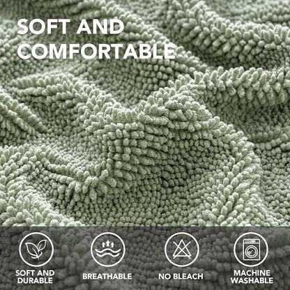H.VERSAILTEX Non Slip Pet Couch Cover Chenille Dog Bed Protector Thick Soft - Image 2