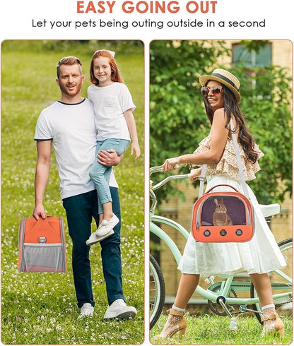 Bissap Guinea Pig Carrier Bag, Portable Small Animal Carrier Pouch - Image 5