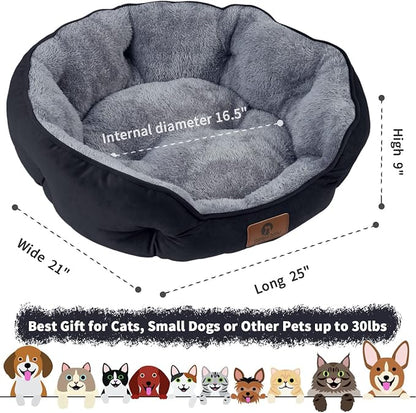 Asvin Medium Dog Bed for Medium Dogs, Large Cat Beds for Indoor Cats, Pet Bed - Image 3