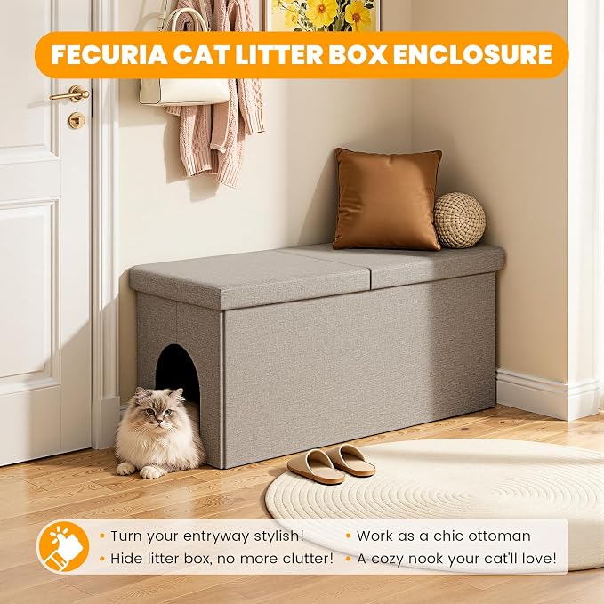 3-in-1 Cat Litter Box Enclosure - Image 5
