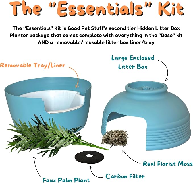 Good Pet Stuff Hidden Litter Box Planter, Decorative Cat Litter Enclosure - Image 6