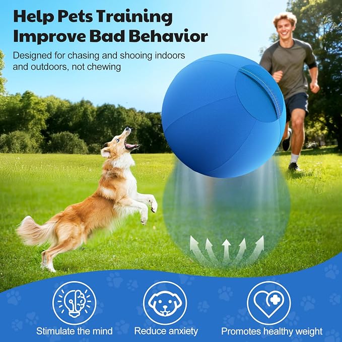 Happypaw 18'' Herding Ball for Dogs – Enhanced Chew Resistance & Heavy-Duty - Image 4