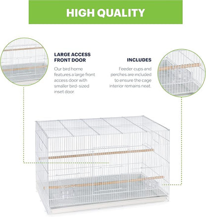 Prevue Pet Products Flight Cage Metal Steel Bird Crate, Home Crate - Image 3