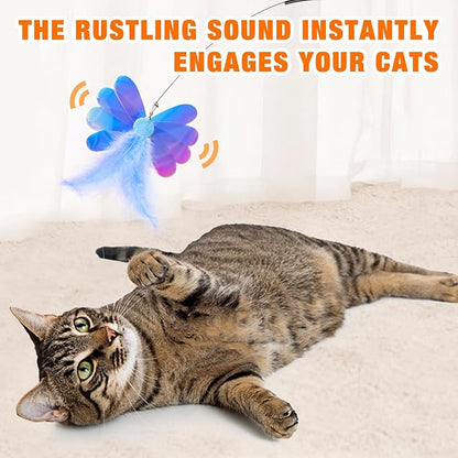 JXFUKAL Cat Feather Toy Refills - Image 2