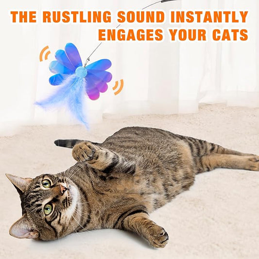 JXFUKAL Cat Feather Toy Refills - Image 2