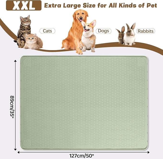 Cat Food Mat, Floor Protection - Image 2
