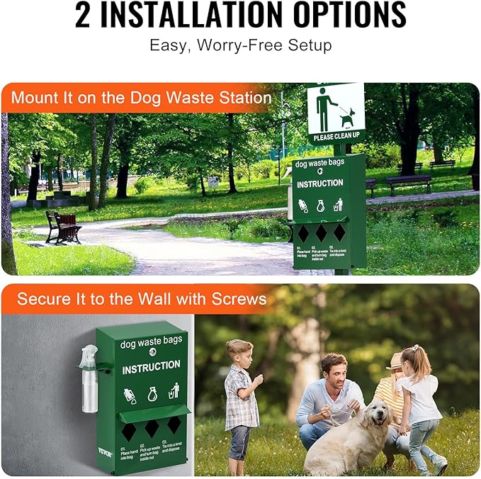 VEVOR Dog Poop Bag Dispenser - Image 5