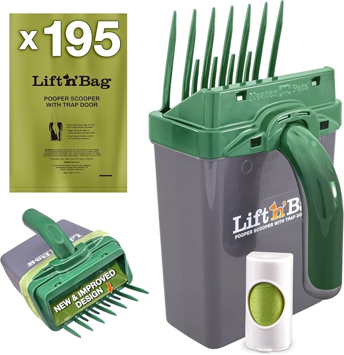 Neater Pet Brands Lift N’ Bag 2.0 Dog Pooper Scooper by NeaterPetBrands