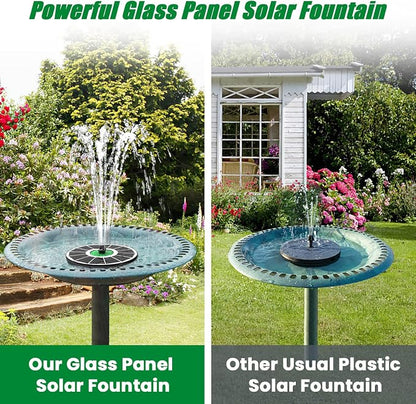 Yzert Solar Fountain for Bird Bath Glass - Image 4