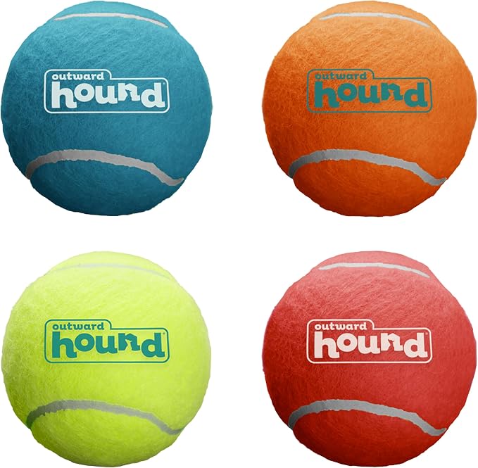 Outward Hound Squeaker Ballz – Squeaky Tennis Balls by OutwardHound