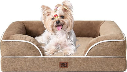EHEYCIGA Orthopedic Dog Bed for Small Dogs, Waterproof Memory Foam Small Dog by EHEYCIGA