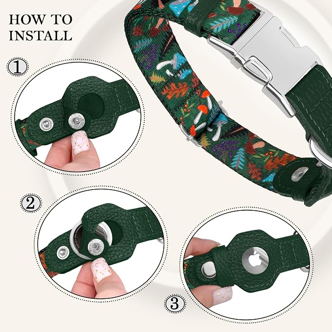 AirTag Dog Collar for Small Medium Large Breed - Image 3
