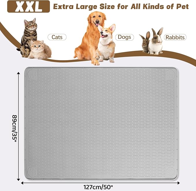 Cat Food Mat, Floor Protection - Image 2
